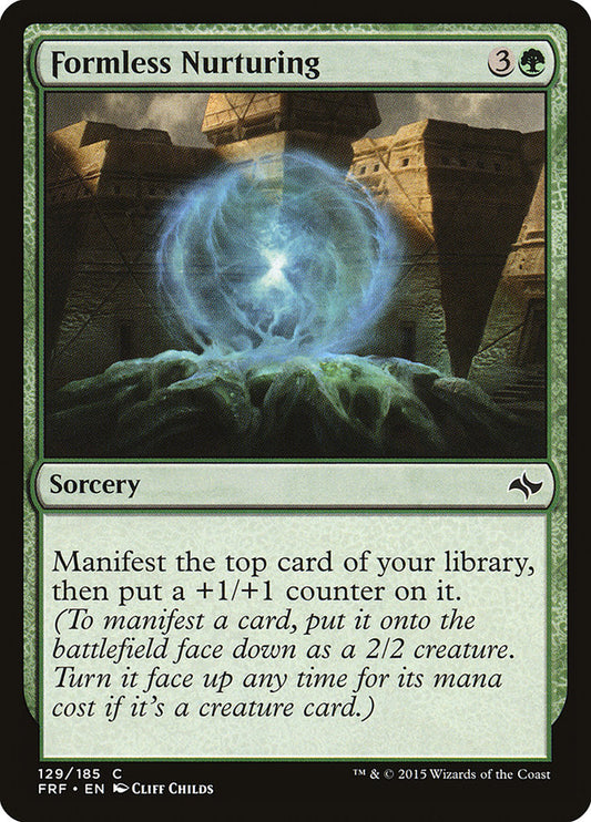 MTG Card Title: Formless Nurturing FRF/129