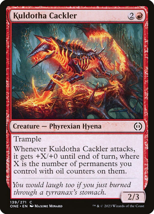 MTG Card Title: Kuldotha Cackler ONE/139