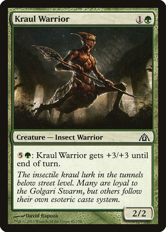 MTG Card Title: Kraul Warrior DGM/42