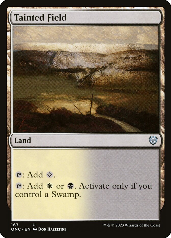 MTG Card Title: Tainted Field ONC/167