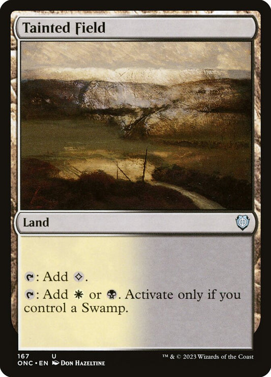 MTG Card Title: Tainted Field ONC/167