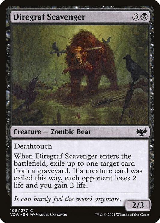 MTG Card Title: Diregraf Scavenger VOW/105