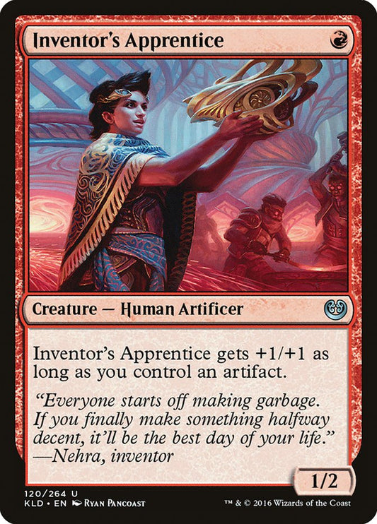 MTG Card Title: Inventor's Apprentice KLD/120