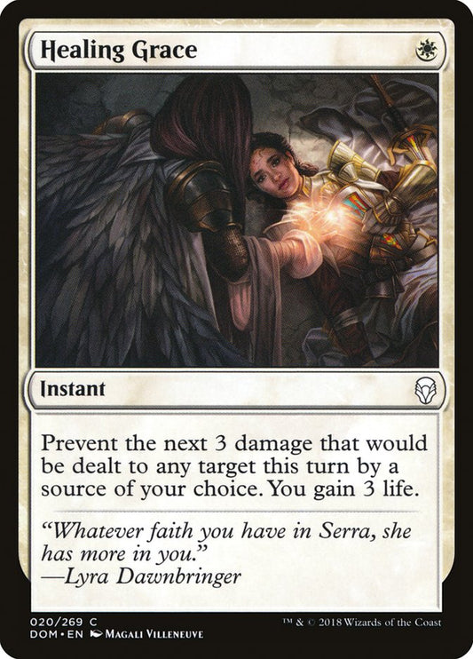 MTG Card Title: Healing Grace DOM/20