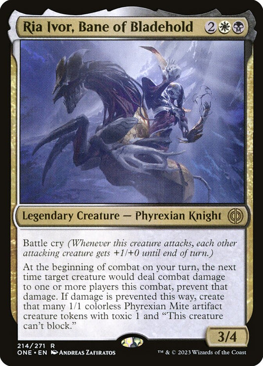 MTG Card Title: Ria Ivor, Bane of Bladehold ONE/214