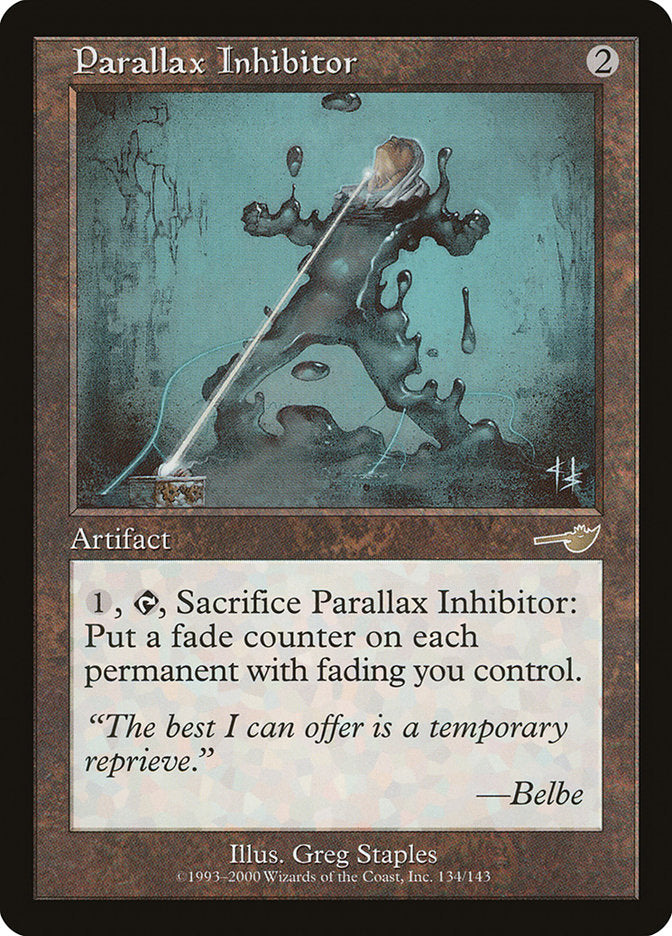 MTG Card Title: Parallax Inhibitor NEM/134