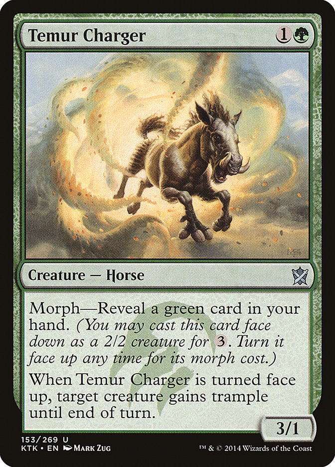 MTG Card Title: Temur Charger KTK/153