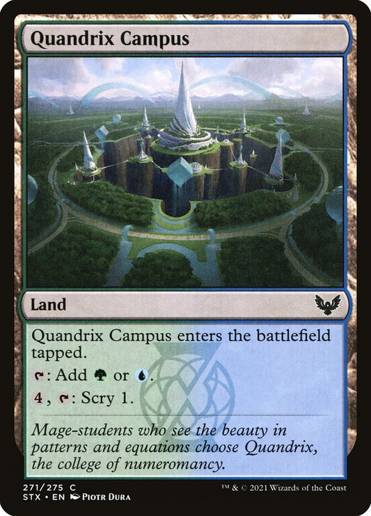 MTG Card Title: Quandrix Campus STX/271