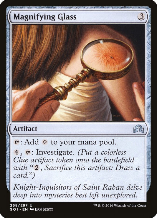 MTG Card Title: Magnifying Glass SOI/258