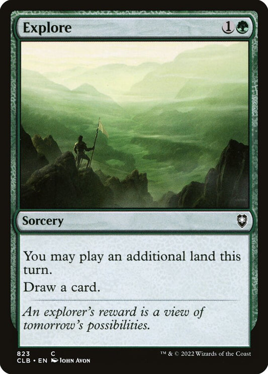 MTG Card Title: Explore CLB/823