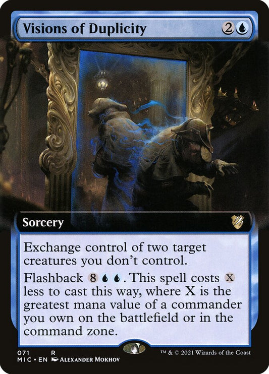 MTG Card Title: Visions of Duplicity MIC/71