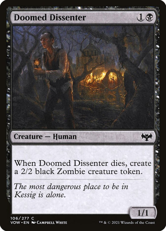 MTG Card Title: Doomed Dissenter VOW/106