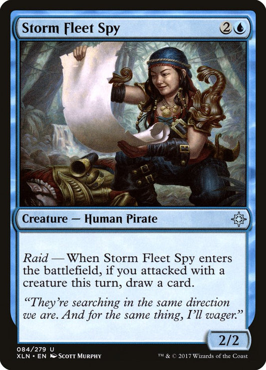MTG Card Title: Storm Fleet Spy XLN/84