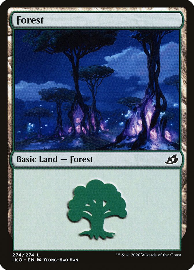 MTG Card Title: Forest IKO/274