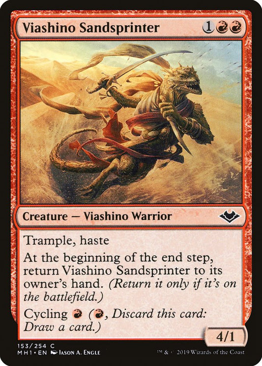 MTG Card Title: Viashino Sandsprinter MH1/153
