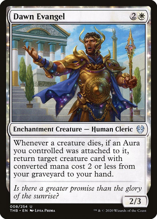 MTG Card Title: Dawn Evangel THB/8