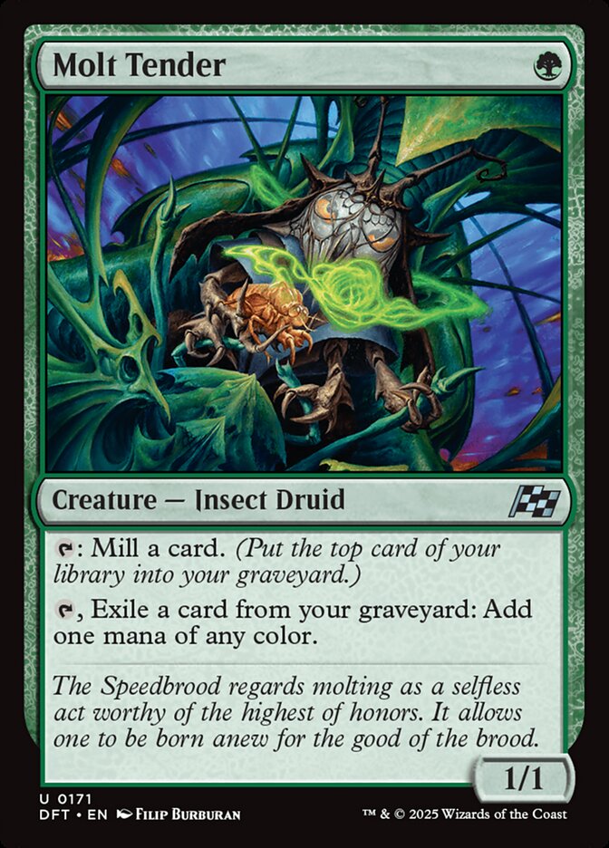 MTG Card Title: Molt Tender DFT/171