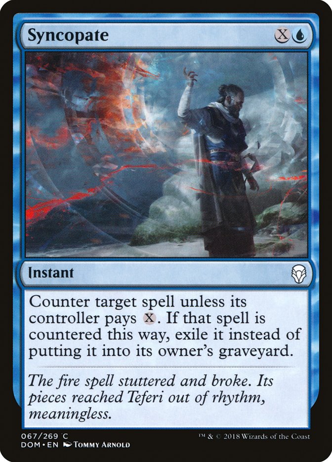 MTG Card Title: Syncopate DOM/67