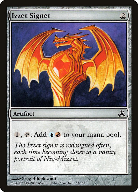 MTG Card Title: Izzet Signet GPT/152