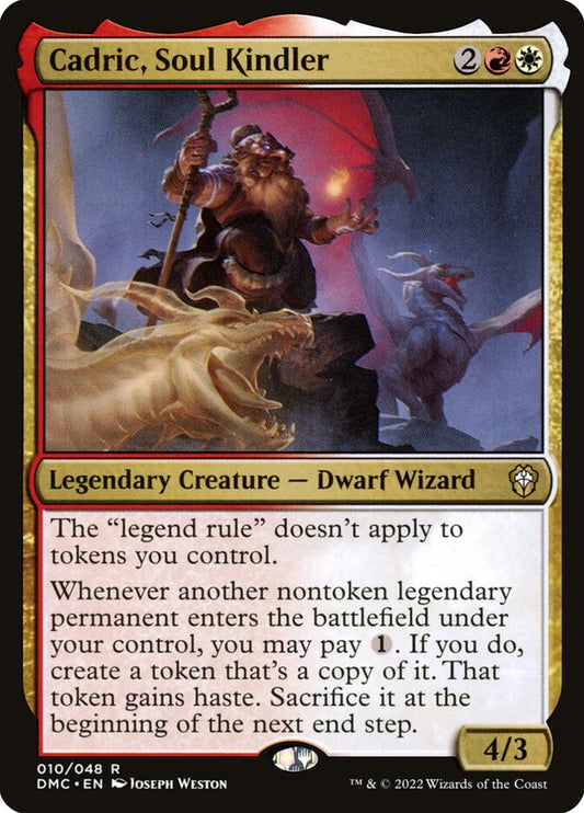 MTG Card Title: Cadric, Soul Kindler DMC/10