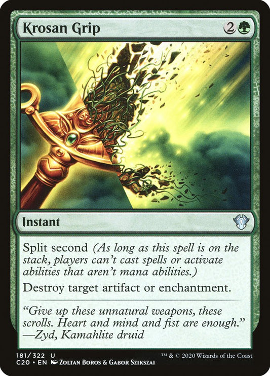 MTG Card Title: Krosan Grip C20/181