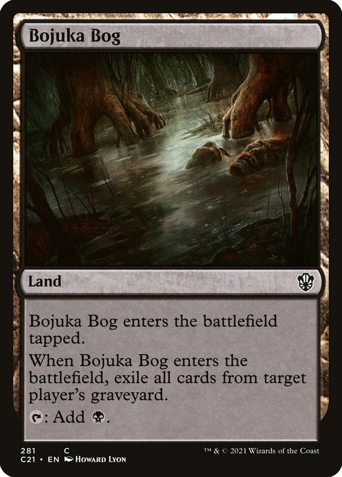 MTG Card Title: Bojuka Bog C21/281