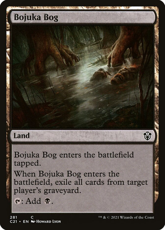 MTG Card Title: Bojuka Bog C21/281