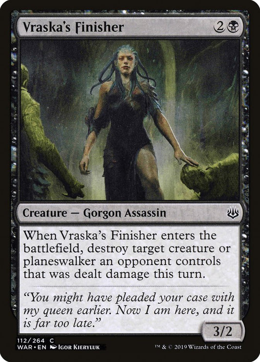 MTG Card Title: Vraska's Finisher WAR/112