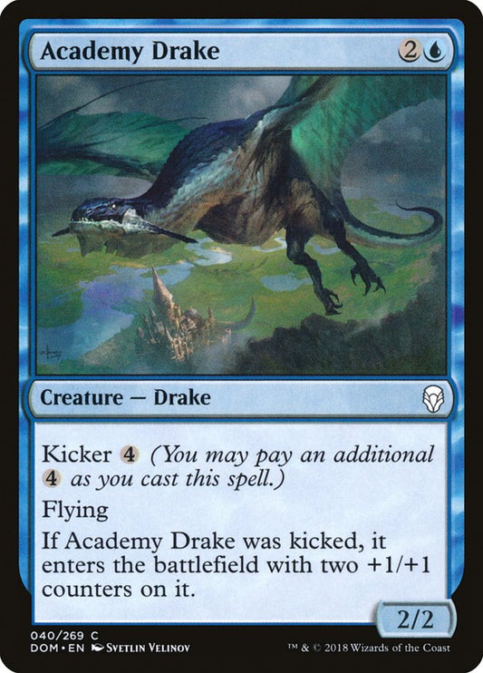 MTG Card Title: Academy Drake DOM/40