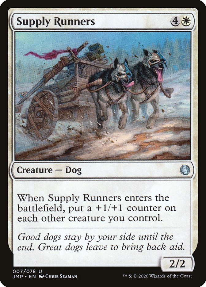 MTG Card Title: Supply Runners JMP/7