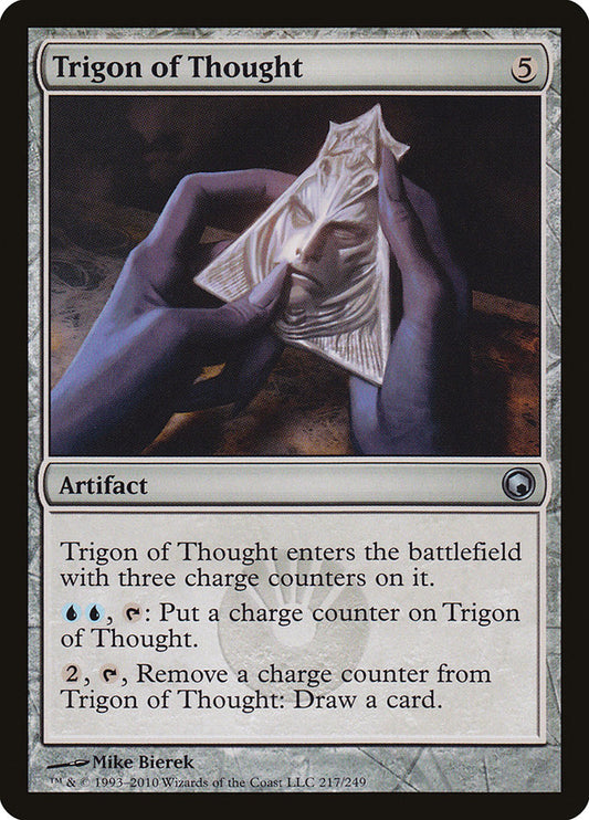 MTG Card Title: Trigon of Thought SOM/217
