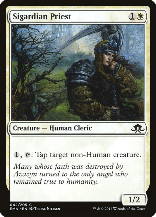 MTG Card Title: Sigardian Priest EMN/42