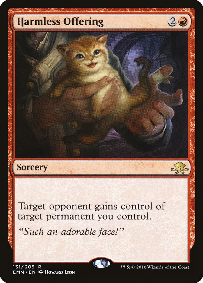 MTG Card Title: Harmless Offering EMN/131