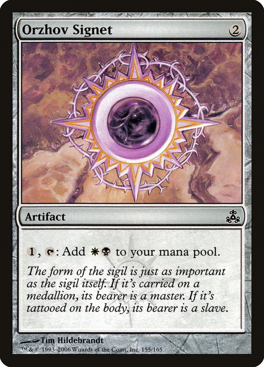 MTG Card Title: Orzhov Signet GPT/155