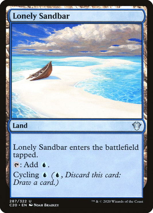 MTG Card Title: Lonely Sandbar C20/287