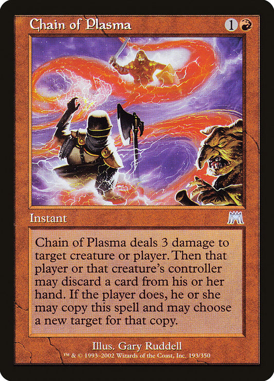 MTG Card Title: Chain of Plasma ONS/193