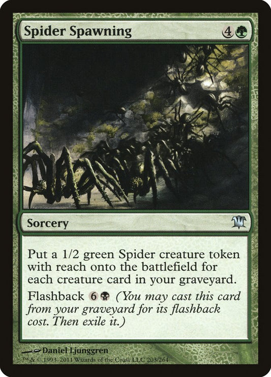 MTG Card Title: Spider Spawning ISD/203