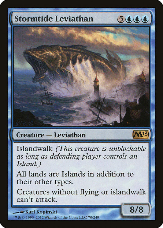 MTG Card Title: Stormtide Leviathan M13/70