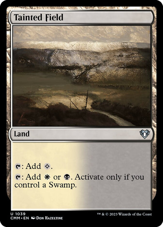 MTG Card Title: Tainted Field CMM/1039