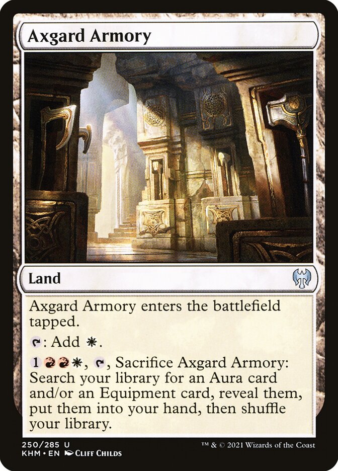 MTG Card Title: Axgard Armory KHM/250