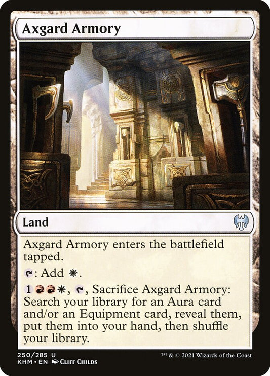 MTG Card Title: Axgard Armory KHM/250