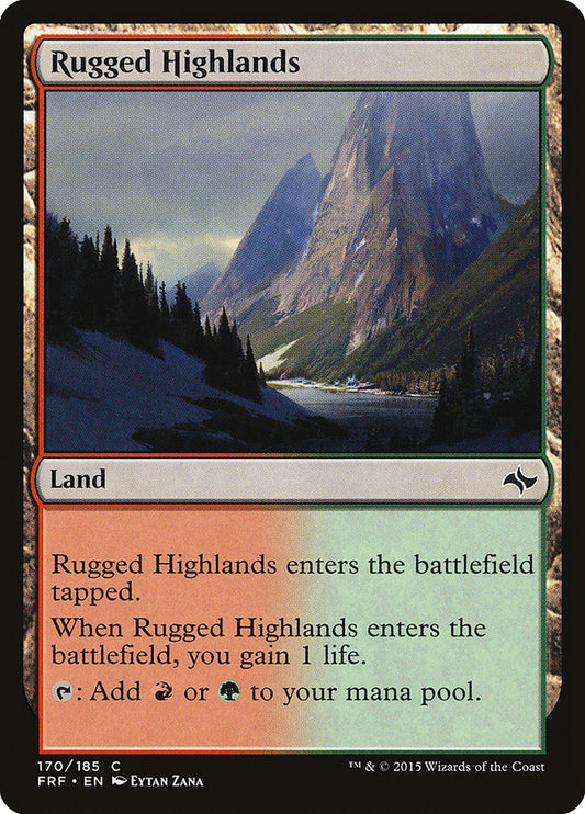 MTG Card Title: Rugged Highlands FRF/170