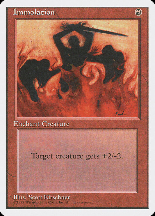 MTG Card Title: Immolation 4ED/204