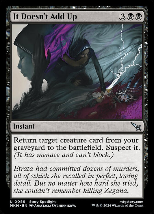 MTG Card Title: It Doesn't Add Up MKM/89