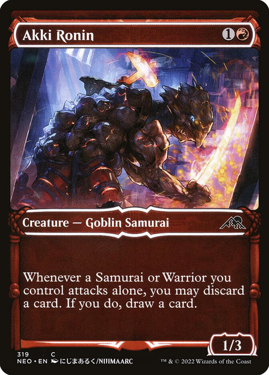 MTG Card Title: Akki Ronin NEO/319
