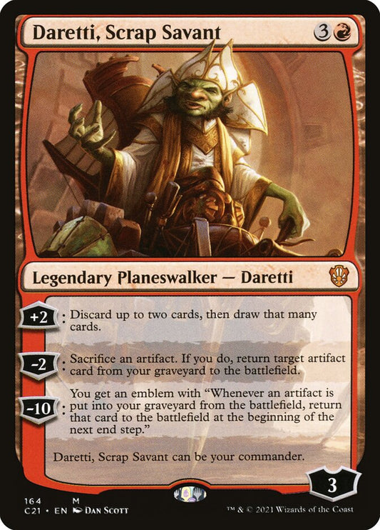 MTG Card Title: Daretti, Scrap Savant C21/164