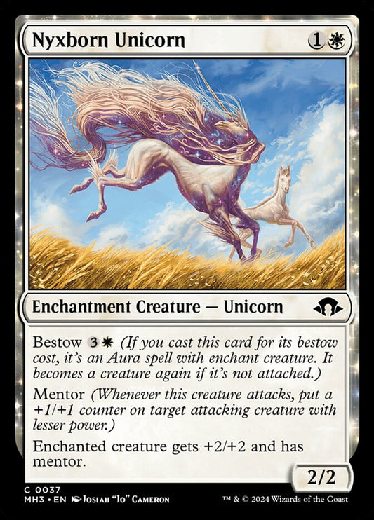 MTG Card Title: Nyxborn Unicorn MH3/37