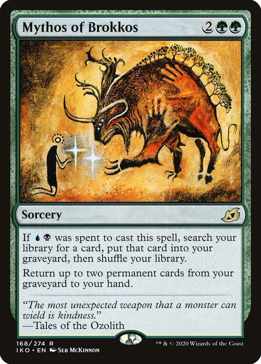 MTG Card Title: Mythos of Brokkos IKO/168