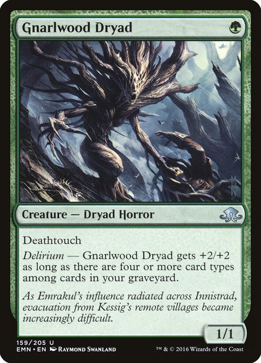 MTG Card Title: Gnarlwood Dryad EMN/159