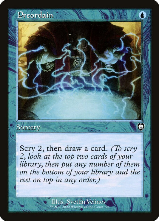 MTG Card Title: Preordain BRC/92